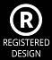 etiqueta registered design