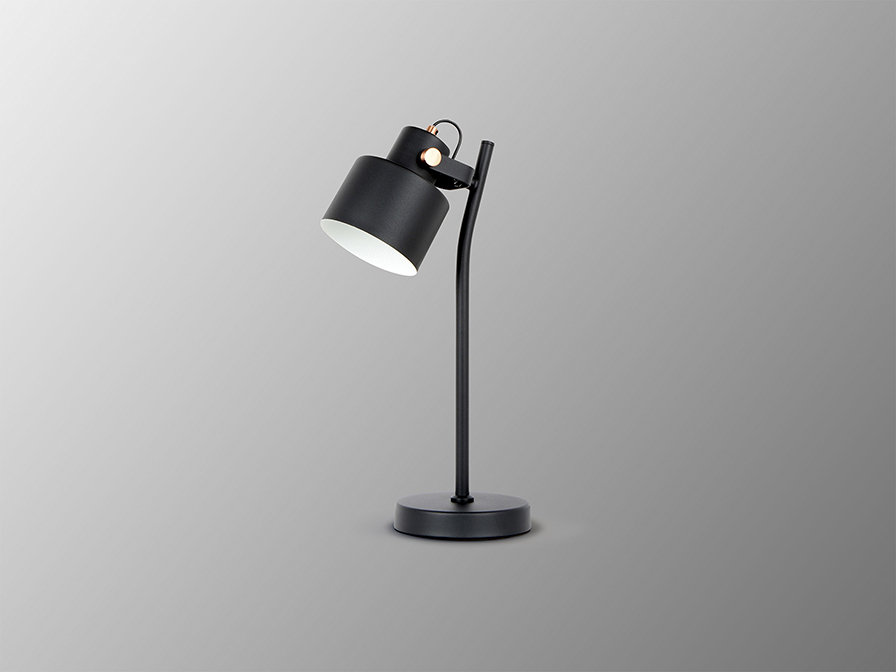 Schuller  Table lamps Erika 12469  I3 - ERIKA - TABLE LAMP 1L.  BLACK-COPPE