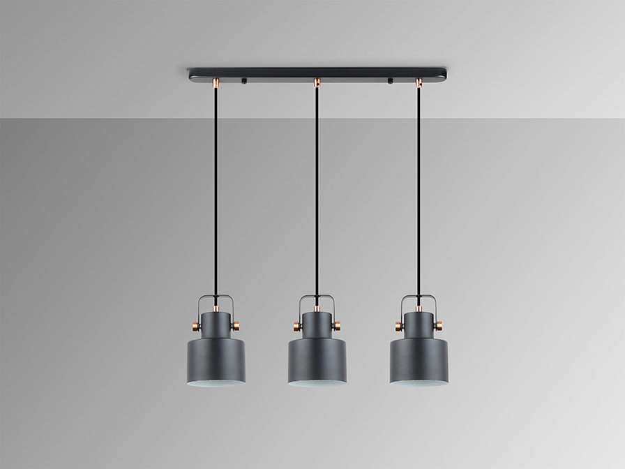 Schuller  Pendants Erika 12494  I3-ERIKA- L.SOSP.1L NERO- RAME