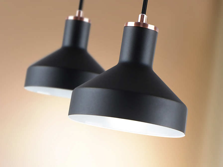 Schuller  1 Light Pendants Irias 12537  I3 - IRIAS - LAMP 1L  BLACK-COPPER