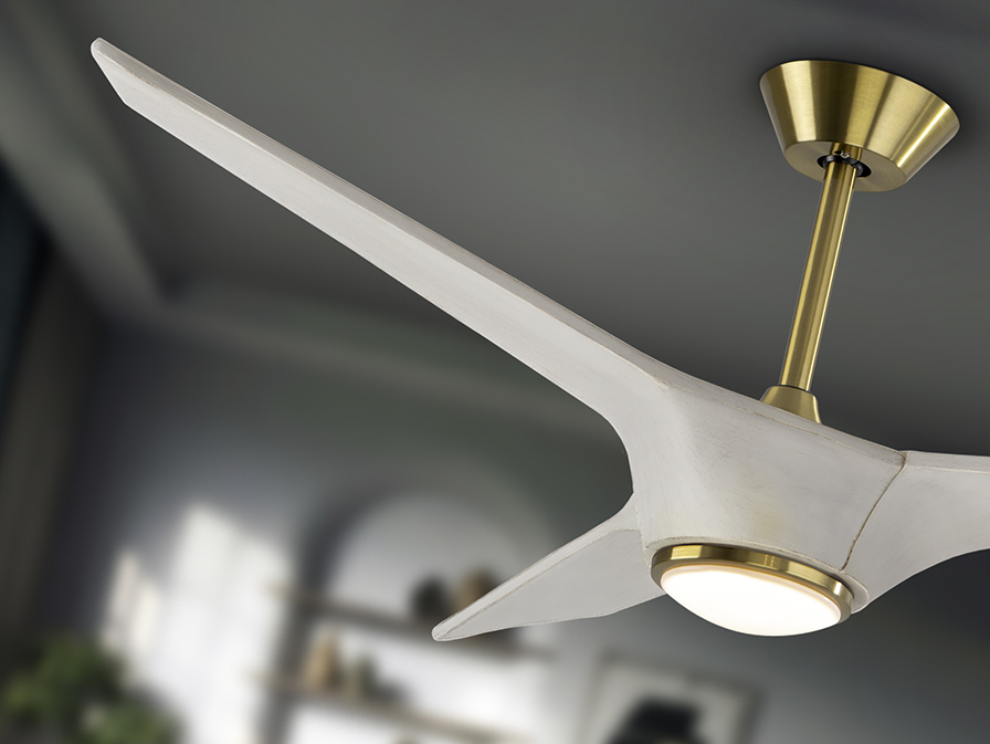 Schuller  Ceiling fans Ø 150 cm Alisios 138833  ALISIOS- FAN, WHITE/BRONZE, D152