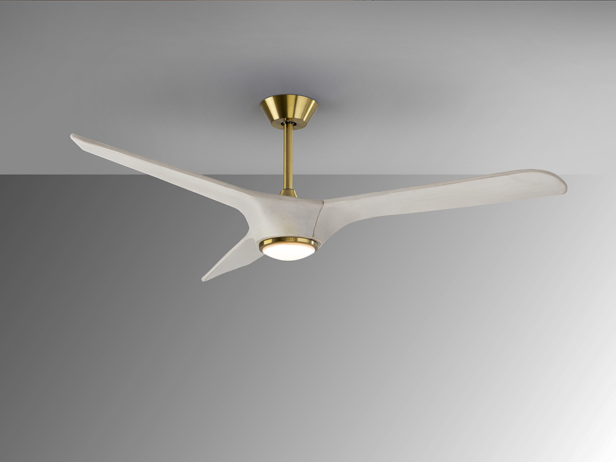 Schuller  Ceiling fans Ø 150 cm Alisios 138833  ALISIOS- FAN, WHITE/BRONZE, D152