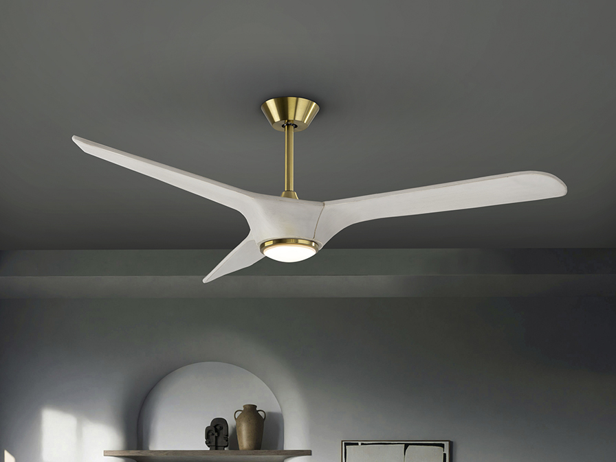 Schuller  Ceiling fans Ø 150 cm Alisios 138833  ALISIOS- FAN, WHITE/BRONZE, D152