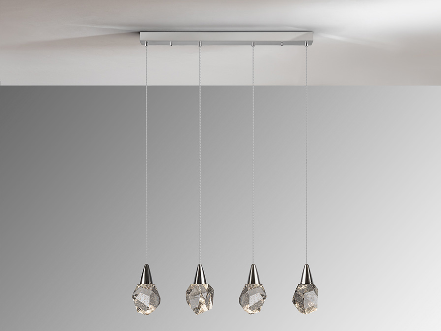 Schuller Lighting Pendants Aquaria 157148  ·AQUARIA· LAMP 4L, CHROME