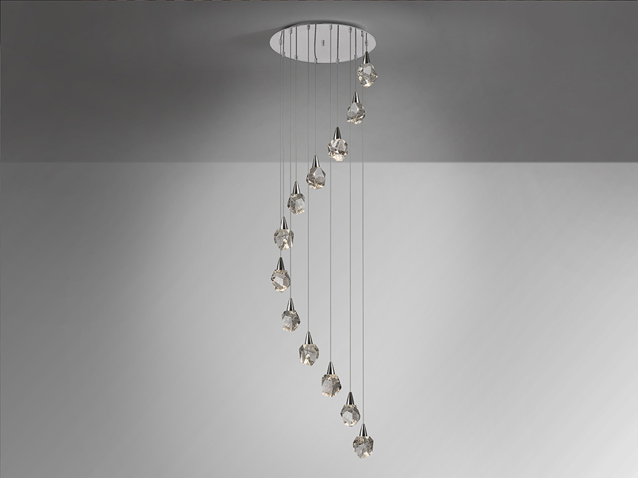 Schuller Lighting Pendants Aquaria 157308  ·AQUARIA· LAMP 12L, CHROME