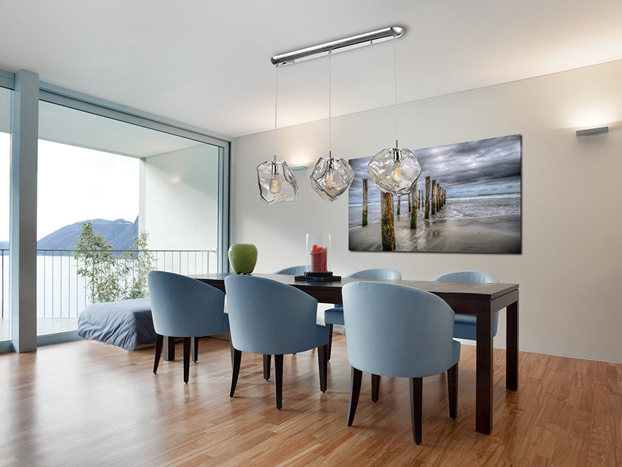 Schuller Ligthing Pendants Petra 213455  ·PETRA· LAMP 3L, CHROME E27