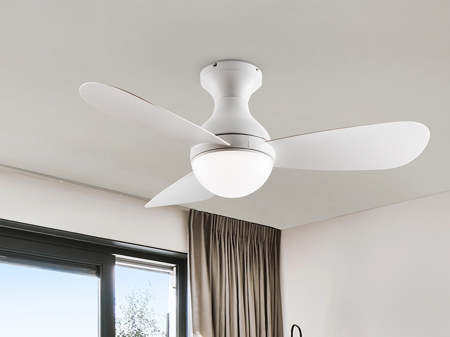 Schuller Lighting Ceiling fans Ø 100 to 120 cm Vito 218047  ·VITO· FAN, WHITE, Ø117