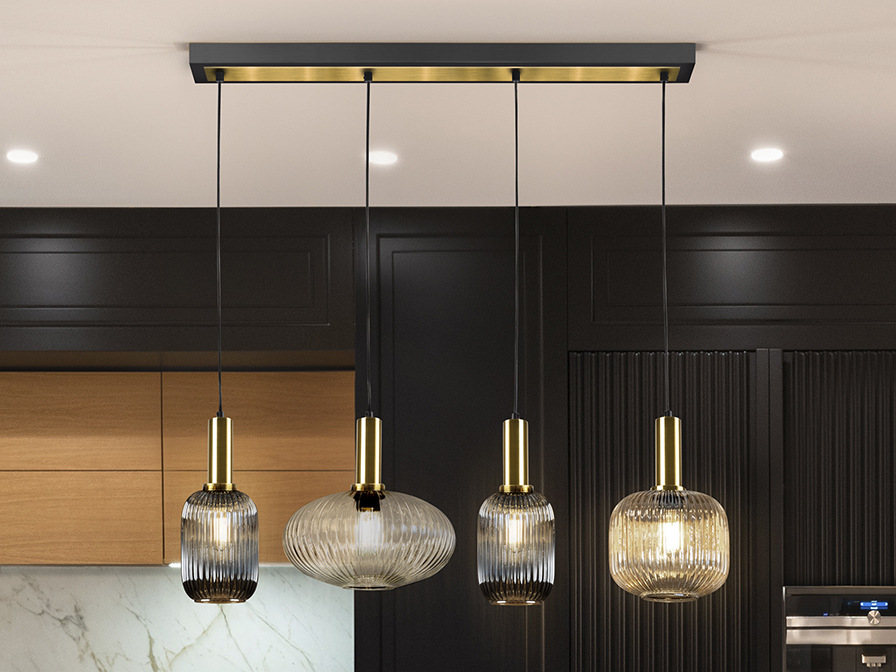 Schuller Lighting Pendants Norma 225724  ·NORMA· LAMP 4L. LINE