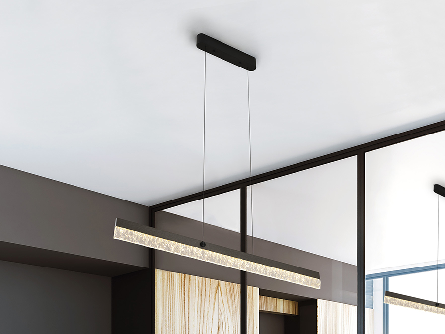 Schuller  Pendants Ixias 227858  IXIAS -  LAMP - GREY/BLACK