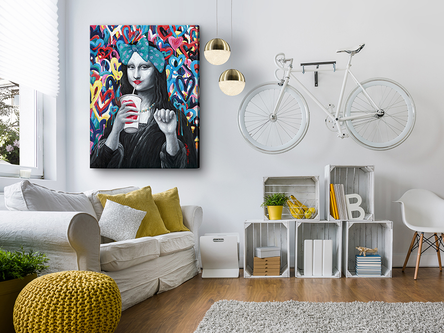 Schuller Furniture and decoration Paintings Gioconda 253987  ·GIOCONDA POP· ACRYLIC, 90x120