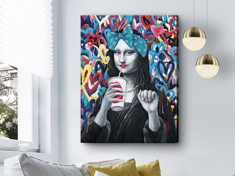 Schuller Furniture and decoration Paintings Gioconda 253987  ·GIOCONDA POP· ACRYLIC, 90x120