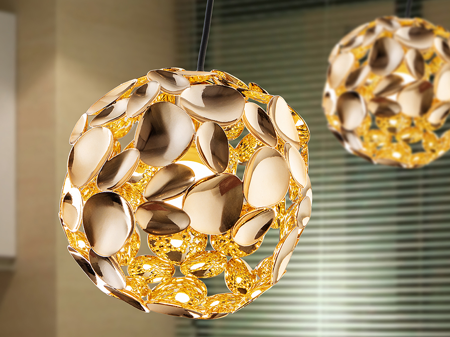 Schuller Lighting 1 Light Pendants Narisa 266035N  ·NARISA· LAMP 1L.Ø18,ROSE GOLD