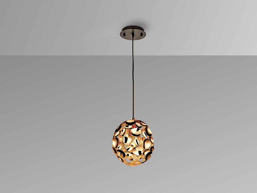 Schuller Lighting 1 Light Pendants Narisa 266035N  ·NARISA· LAMP 1L.Ø18,ROSE GOLD