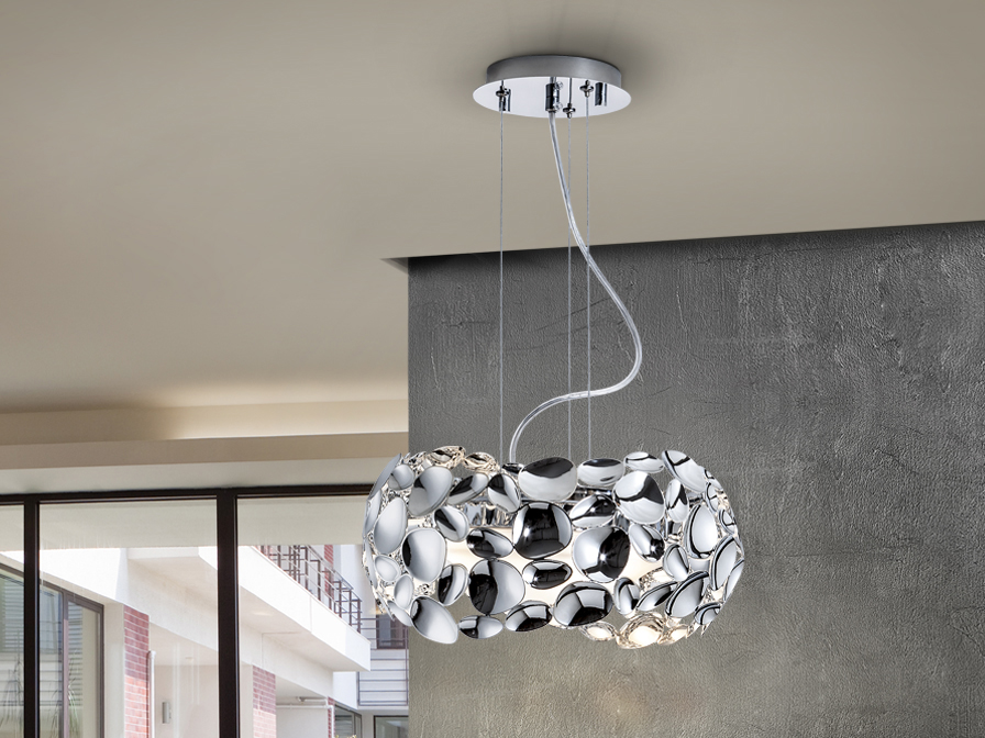 Schuller Ligthing   266172  ·NARISA· LAMP, 3L., Ø32,CHROME