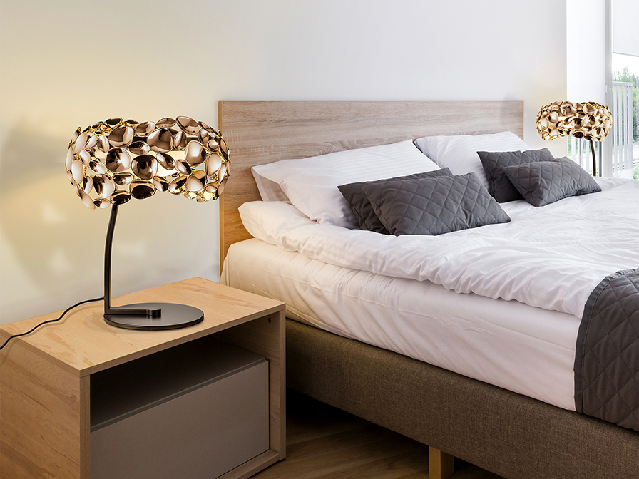 Schuller Lighting Table lamps Narisa 266544N  ·NARISA· TABLE LAMP 3L. ROSE GOLD