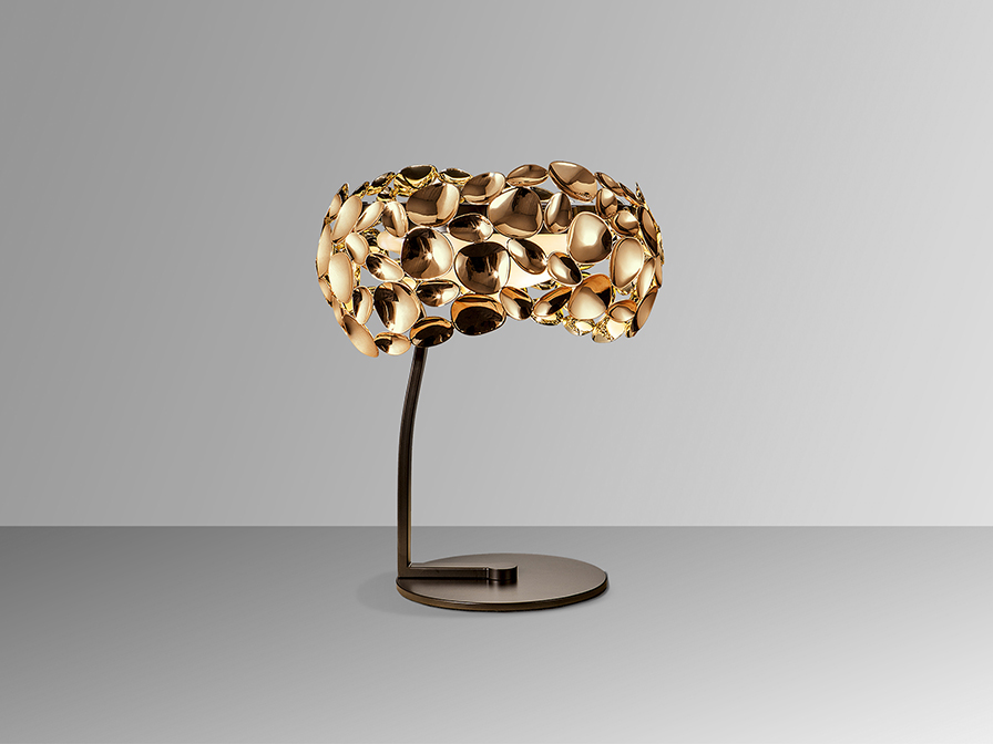 Schuller Lighting Table lamps Narisa 266544N  ·NARISA· TABLE LAMP 3L. ROSE GOLD