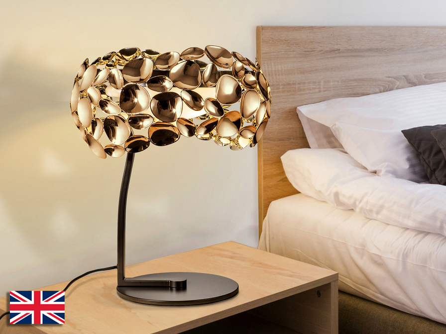 Schuller Lighting Table lamps Narisa 266544N  ·NARISA· TABLE LAMP 3L. ROSE GOLD