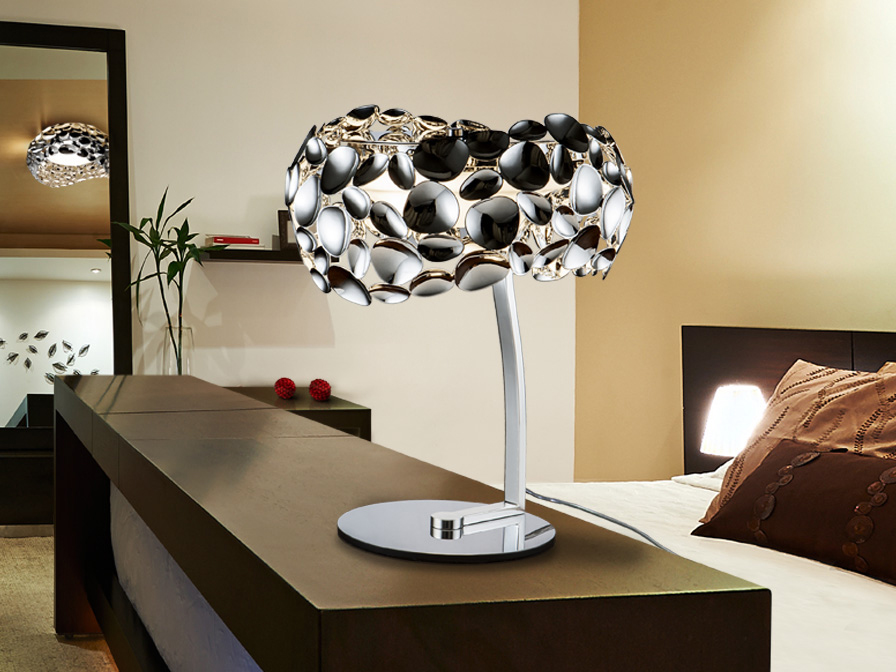 Schuller Ligthing   266577  ·NARISA· TABLE LAMP,3L.,CHROME