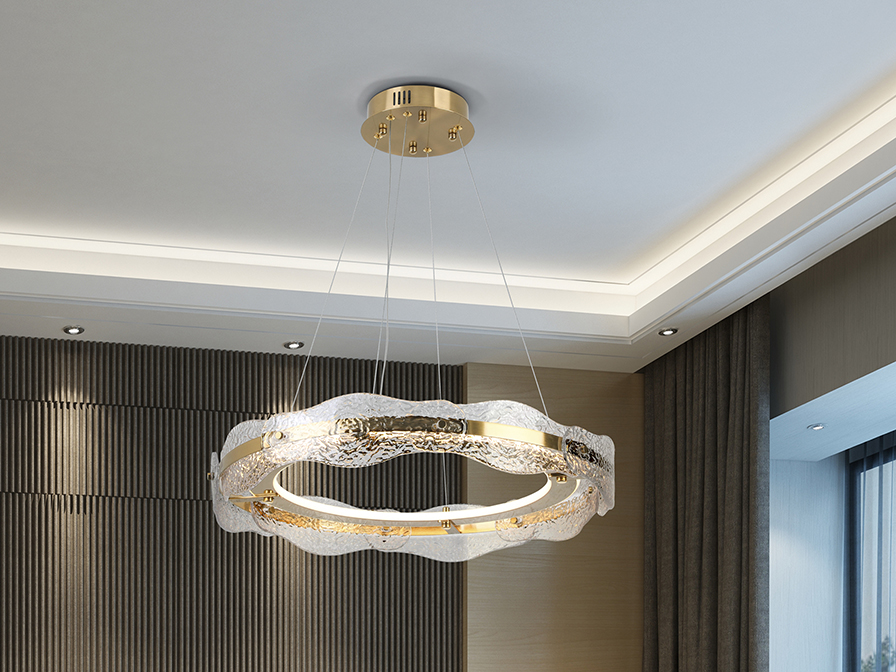 Schuller Lighting Pendants Lira 294683  ·LIRA· LAMP Ø60 GOLD