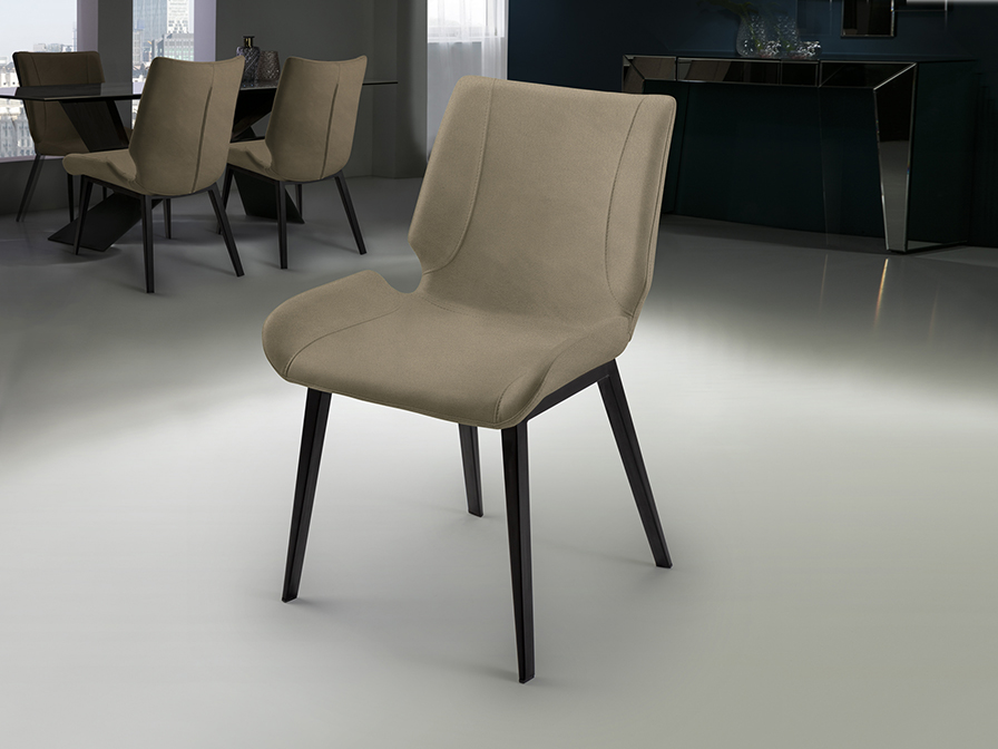 Schuller Decoration,mirrors and.. Chairs and Armchairs Kiara 297257  ·KIARA· ARMCHAIR, BLACK/BEIGE