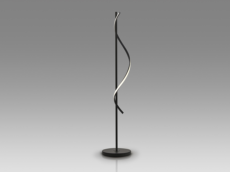 Schuller  Floor lamps Boa 307758  BOA -BLACK FLOOR LAMP