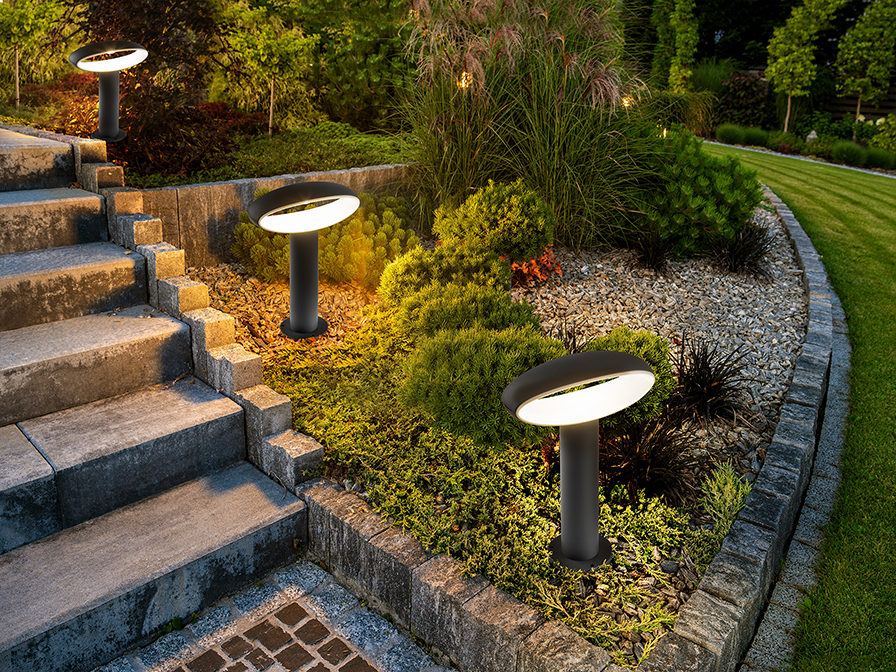Schuller  Outdoor lighting Vilo 311593  VILO - GREY OUTDOOR BEACON H30 IP65