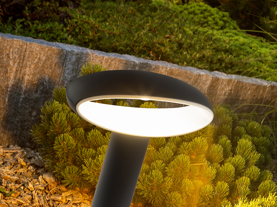 Schuller  Outdoor lighting Vilo 311593  VILO - GREY OUTDOOR BEACON H30 IP65