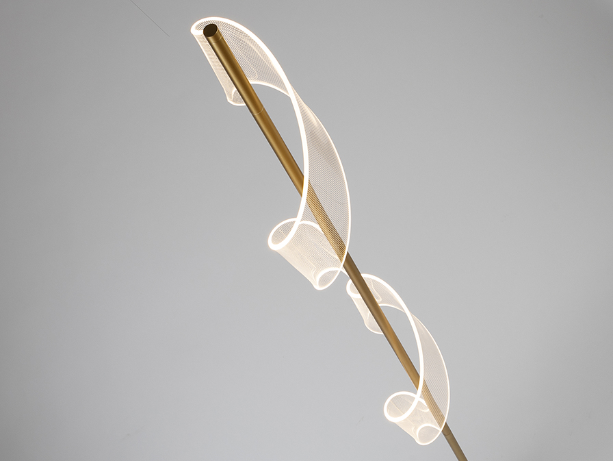 Schuller  Floor lamps Velas 351126  VELAS- FLOOR LAMP, LED,  GOLD