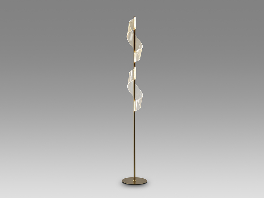 Schuller  Floor lamps Velas 351126  VELAS- FLOOR LAMP, LED,  GOLD