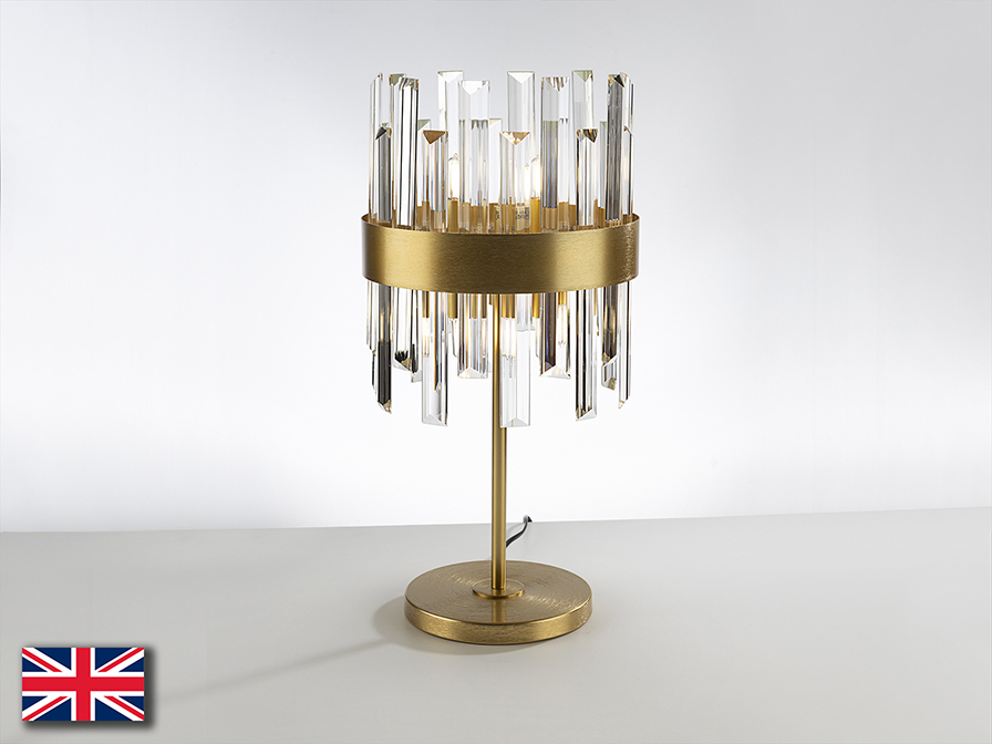 Schuller  Table lamps Grace 365437UK  GRACE - TABLE LAMP 6L GOLD UK