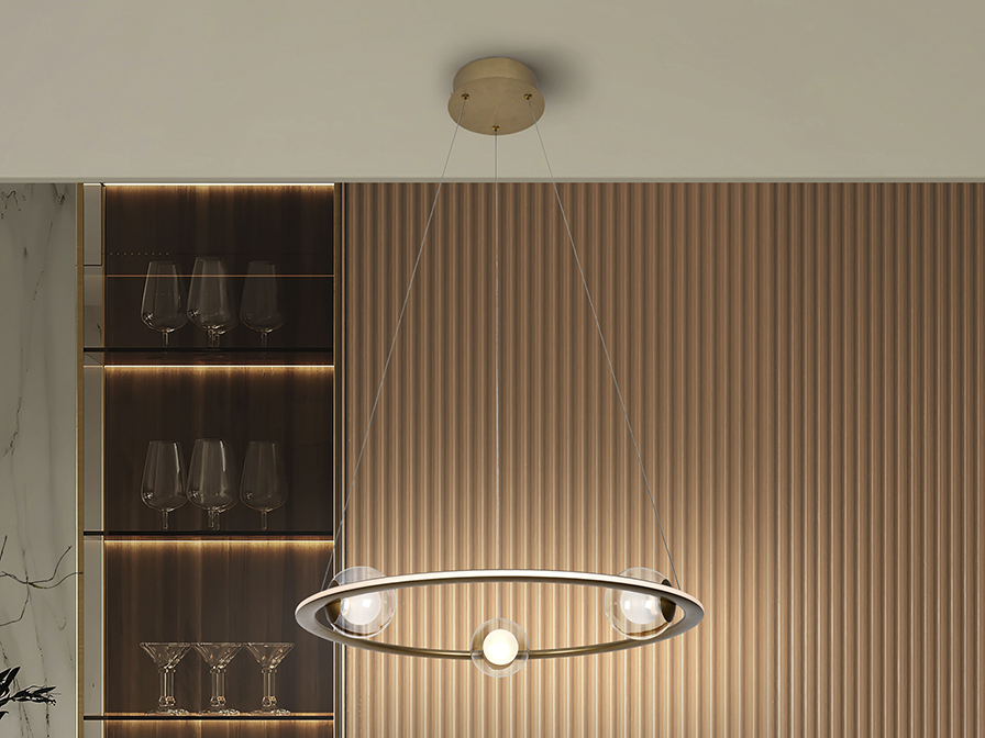 Schuller  Pendants Tirsa 365512  TIRSA - LAMP BRONZE D60