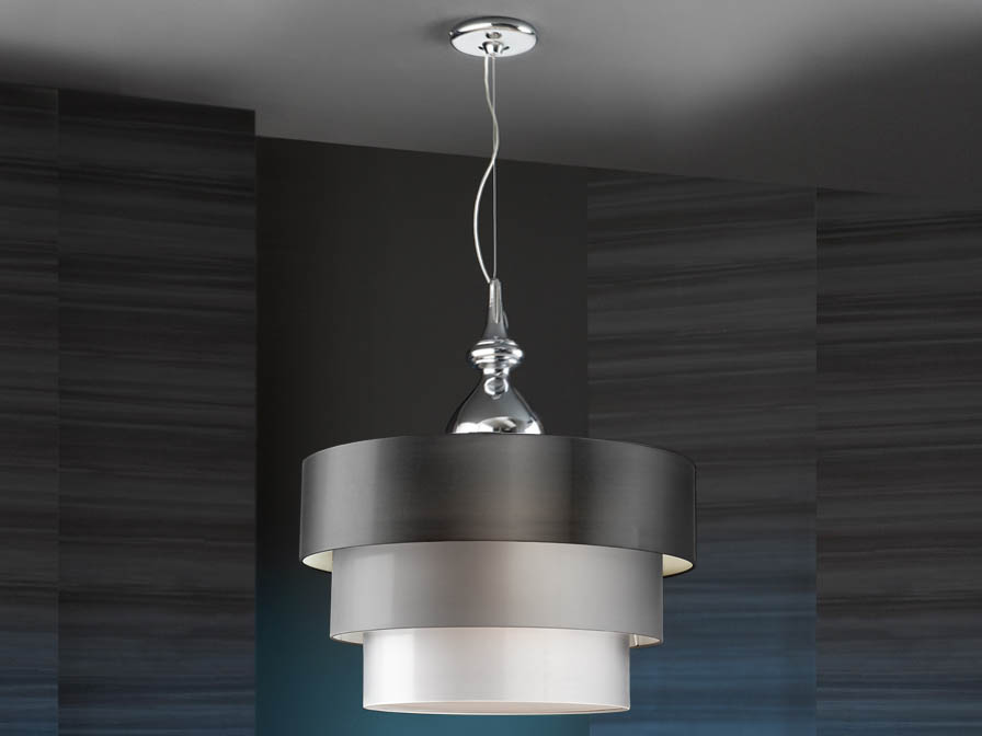 Schuller Lighting Pendants Sophia 38731589 7075 ·SOPHIA· PENDANT, 3 L., CHROME