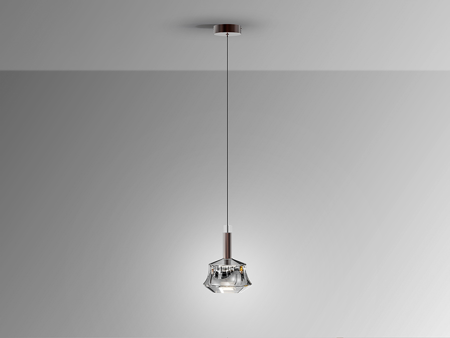 Schuller  1 Light Pendants Scarlet 403313  SCARLETT - LAMP 1L SILVER