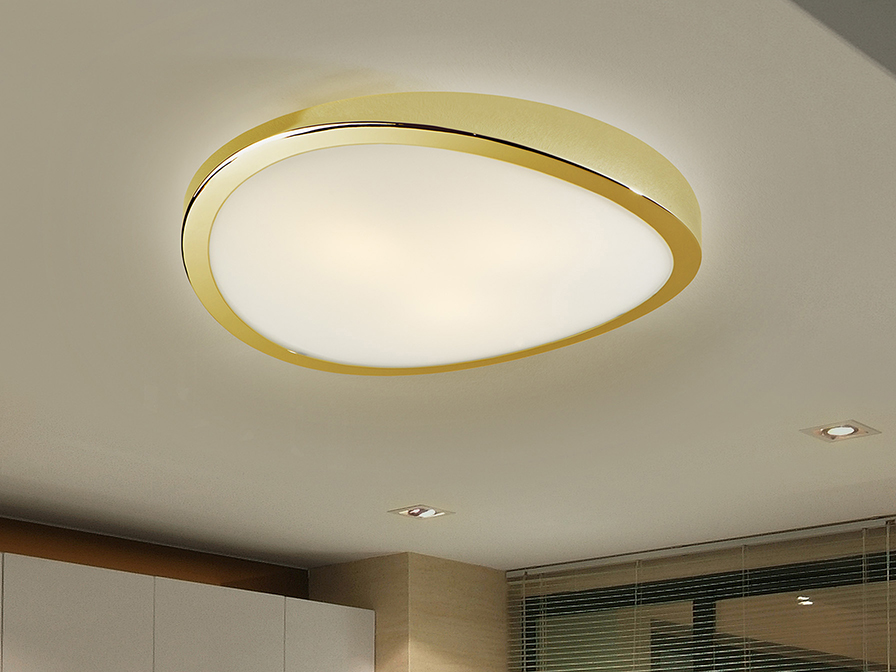 Schuller  Flush Ceiling Lamps Leda 429139  LEDA- CEILING LAMP 3L - GOLD