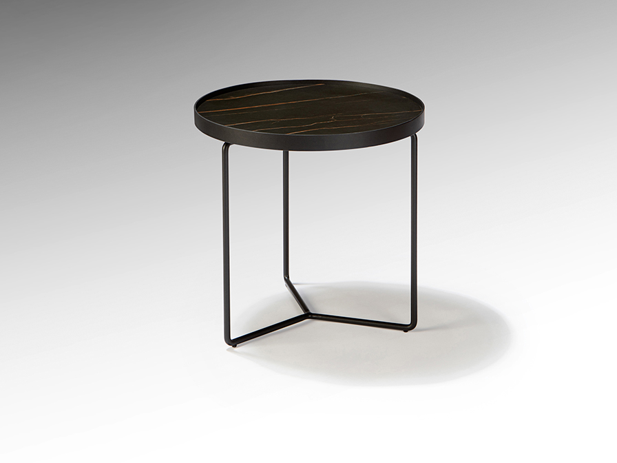 Schuller Furniture and decoration Side tables Paola 485562  ·PAOLA· BLACK COFFEE TABLE Ø50