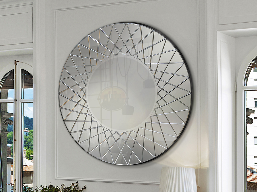 Schuller Decoration,mirrors and.. Glass mirrors Lennon 487597  ·LENNON· MIRROR Ø130