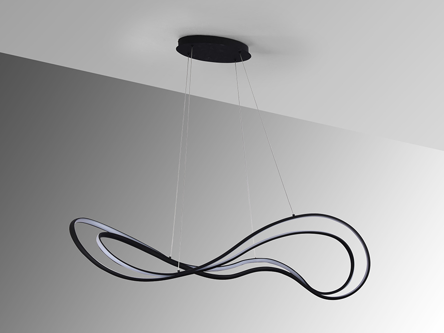 Schuller  Pendants Danza 513177  DANZA - BLACK LAMP