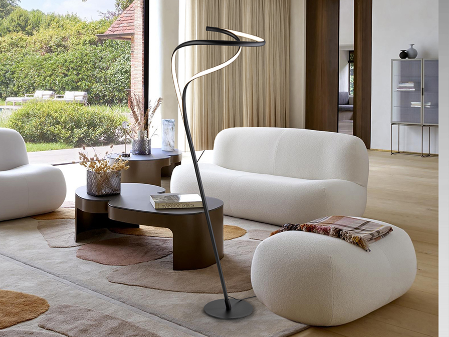 Schuller  Floor lamps Danza 513481  DANZA - BLACK FLOOR LAMP