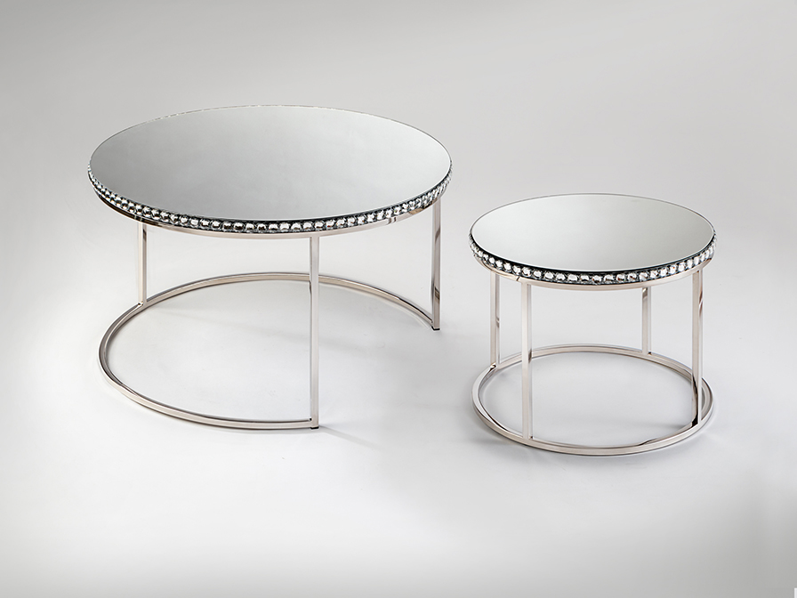 Schuller Furniture Side tables Dualis 536844  ·DUALIS· SET OF SIDE TABLES Ø80