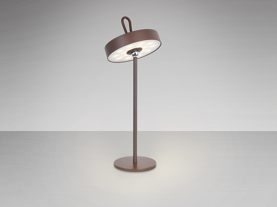 Schuller Lighting Table lamps Gong 551821  GONG- LED TABLE LAMP CORTEN