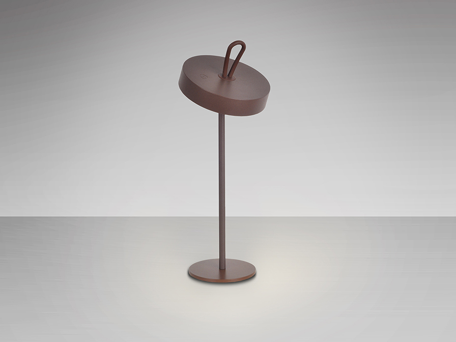 Schuller Lighting Table lamps Gong 551821  GONG- LED TABLE LAMP CORTEN