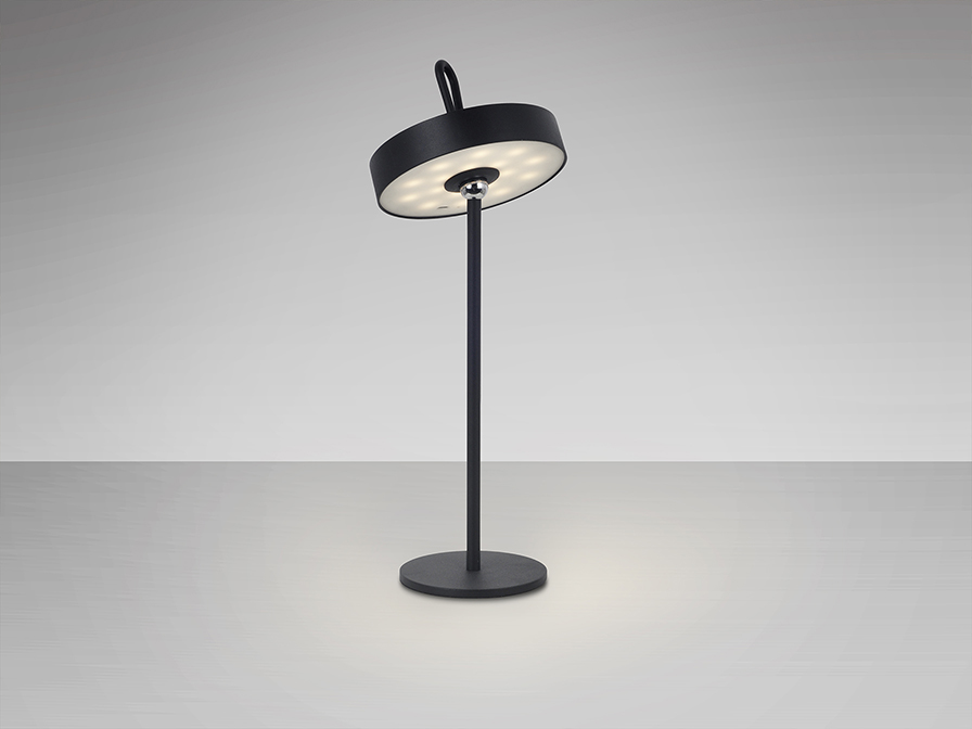 Schuller Lighting Table lamps Gong 551845  GONG- LED TABLE LAMP BLACK