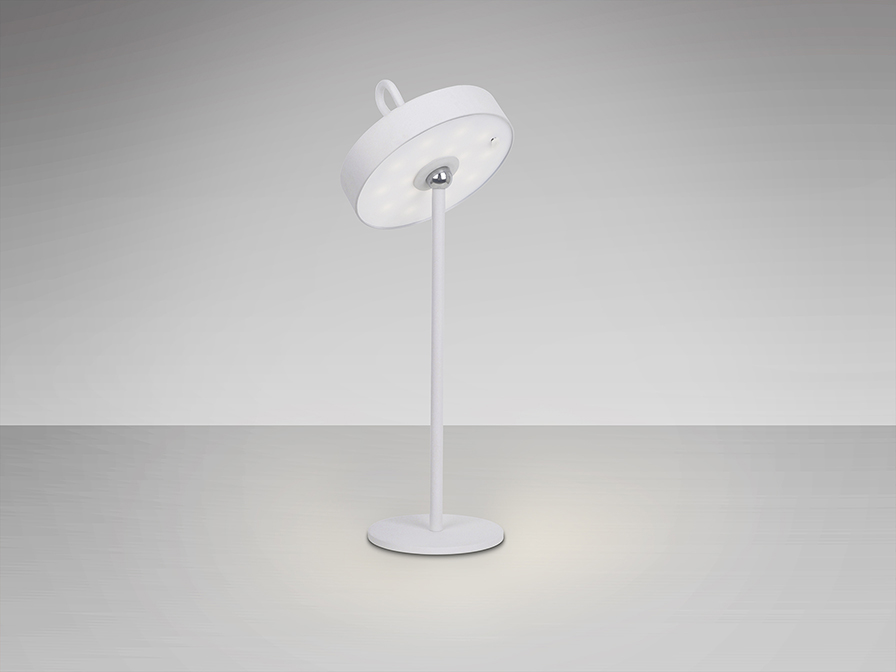 Schuller Lighting Table lamps Gong 551869  GONG- LED TABLE LAMP WHITE