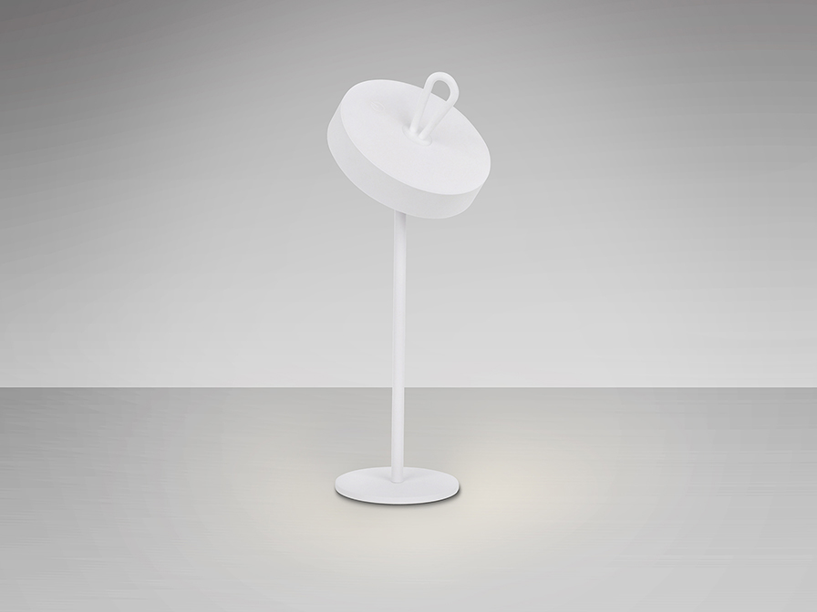 Schuller Lighting Table lamps Gong 551869  GONG- LED TABLE LAMP WHITE