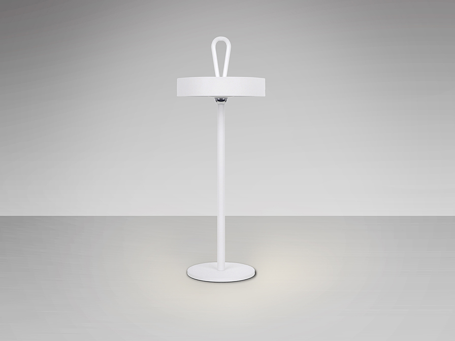 Schuller Lighting Table lamps Gong 551869  GONG- LED TABLE LAMP WHITE