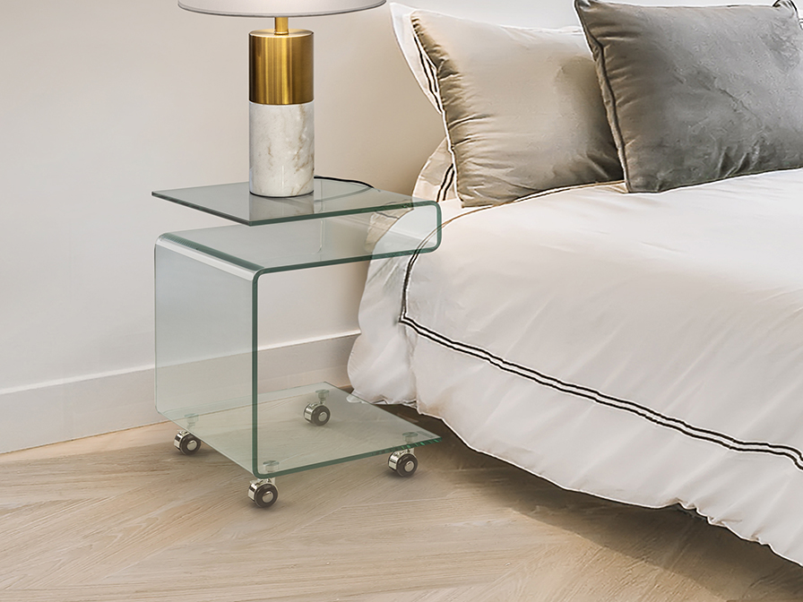 Schuller Furniture Side tables Glass 552522  ·GLASS· CLEAR SIDE TABLE