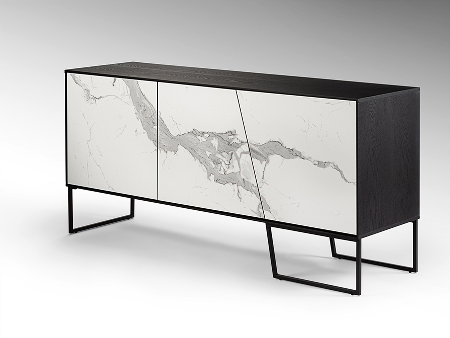 Schuller Furniture and decoration Sideboard Kerala 603645  ·KERALA· SIDEBOARD 3 DOOR B/W