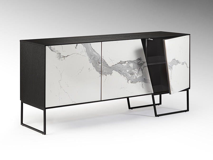 Schuller Furniture and decoration Sideboard Kerala 603645  ·KERALA· SIDEBOARD 3 DOOR B/W