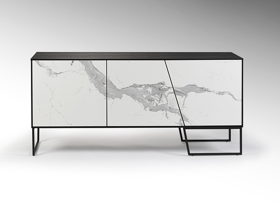 Schuller Furniture and decoration Sideboard Kerala 603645  ·KERALA· SIDEBOARD 3 DOOR B/W