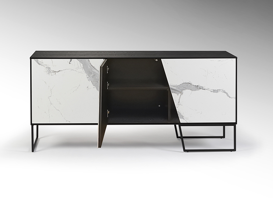 Schuller Furniture and decoration Sideboard Kerala 603645  ·KERALA· SIDEBOARD 3 DOOR B/W